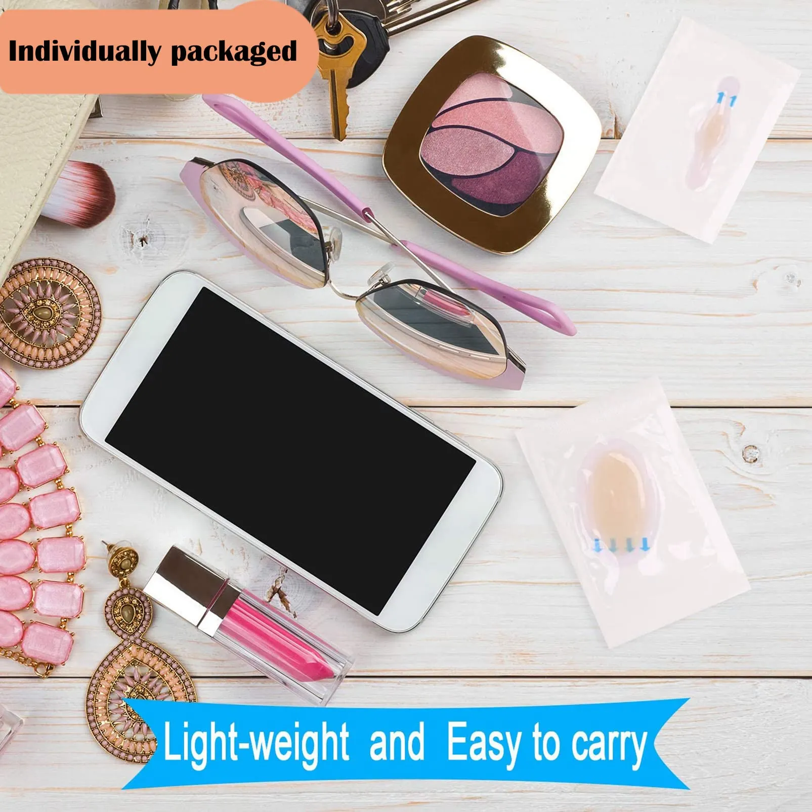15PCS Blister Plasters Invisible Hydrocolloid Gel Blister Bandages Blister Cushion Pad for Heel Foot Toe and Guard Skin