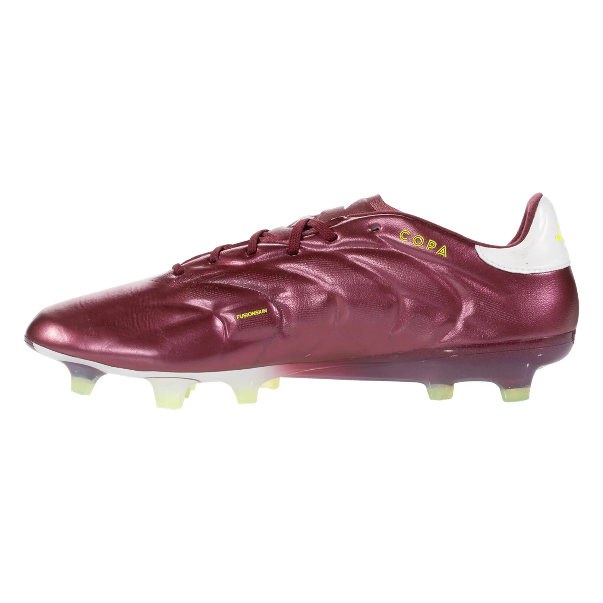 adidas Copa Pure 2 Elite FG Firm Ground Soccer Cleat - Shadow Red/White/Solar Yellow