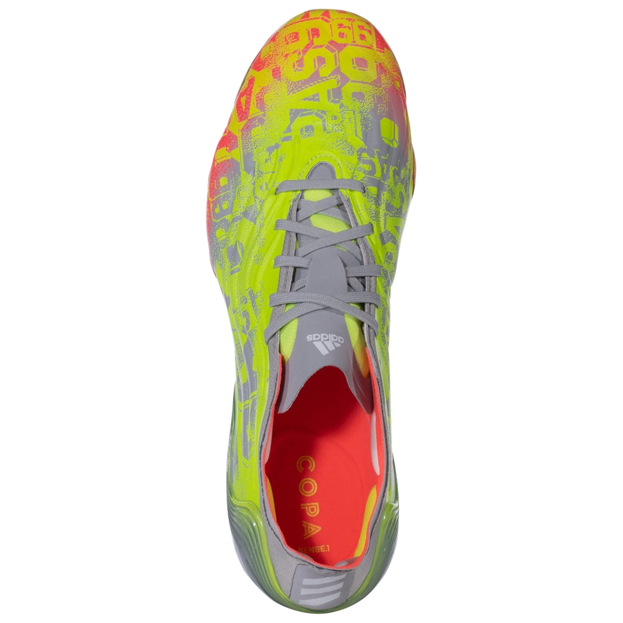 adidas Copa Sense.1 FG - Clear Onix/White/Solar Yellow