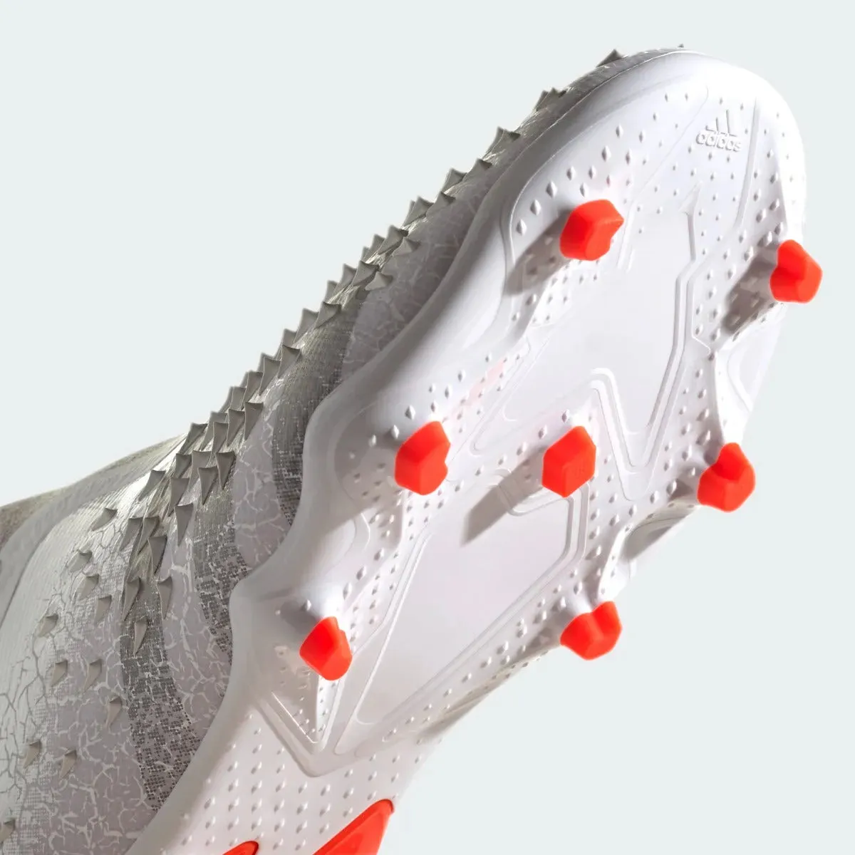 Adidas JR Predator Freak   FG - White-Iron Metallic