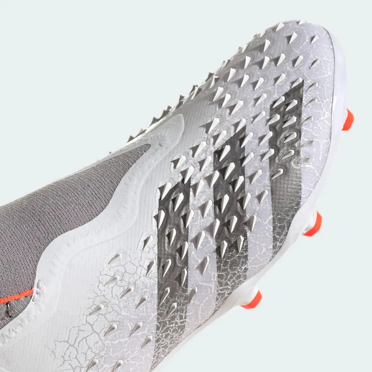 Adidas JR Predator Freak   FG - White-Iron Metallic