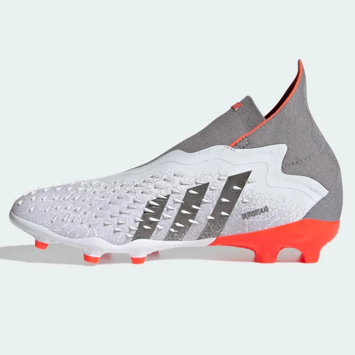 Adidas JR Predator Freak   FG - White-Iron Metallic