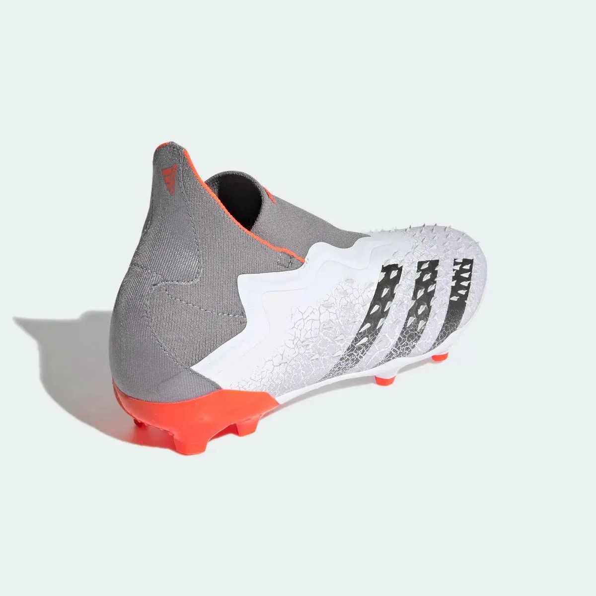Adidas JR Predator Freak   FG - White-Iron Metallic