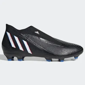 adidas Predator Edge .3 Laceless FG - Black-White