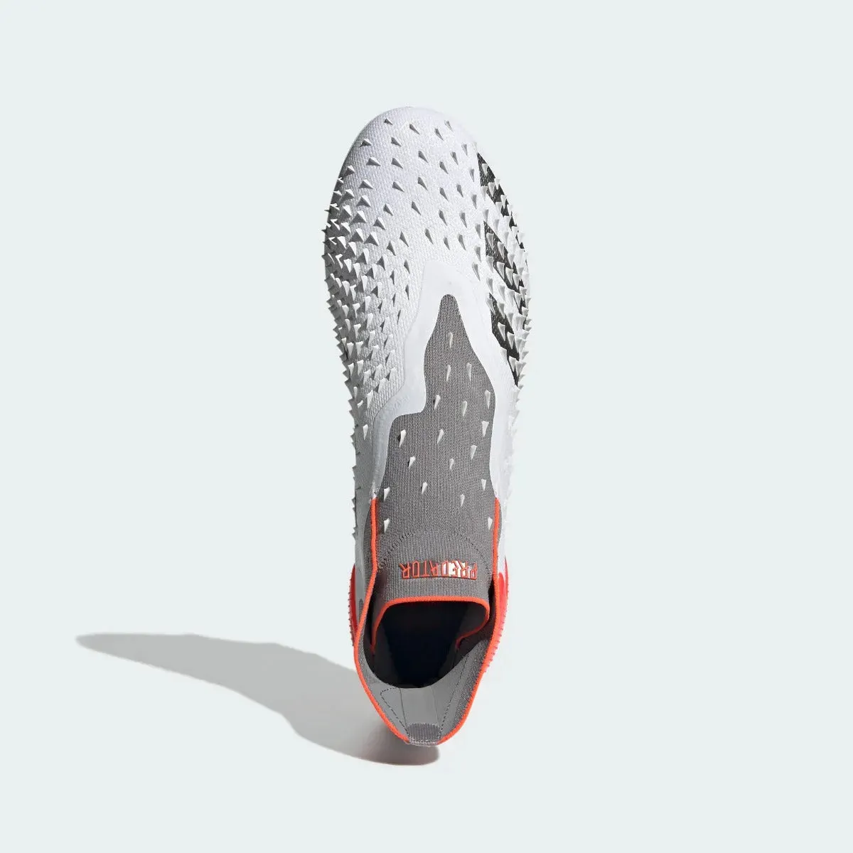 Adidas Predator Freak   FG - White-Grey-Solar Red