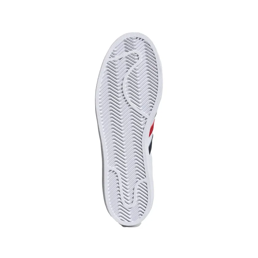 Adidas sneakers bassa da uomo Superstar FX2328 bianco-rosso-blu