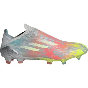 adidas Speedflow   Firm Ground Cleats -  Clear Onix/White/Solar Yellow