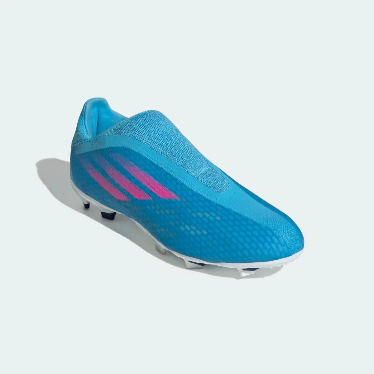 adidas X Speedflow .3 Laceless FG - Sky Rush-Shock Pink
