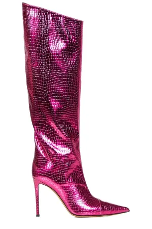 Alexandre Vauthier Embossed Heeled Boots