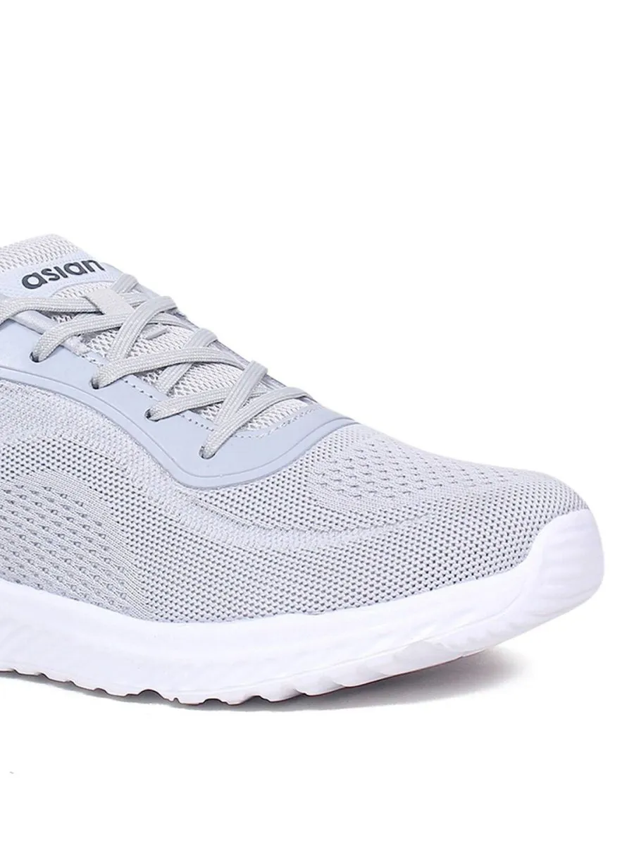 ASIAN Men Grey Mesh Flyknit Delta-20 Running Shoes