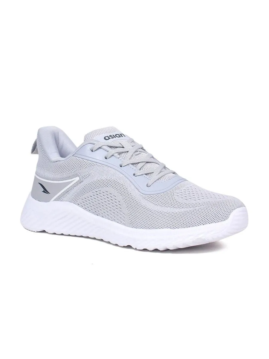 ASIAN Men Grey Mesh Flyknit Delta-20 Running Shoes