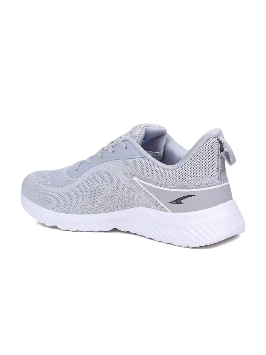 ASIAN Men Grey Mesh Flyknit Delta-20 Running Shoes