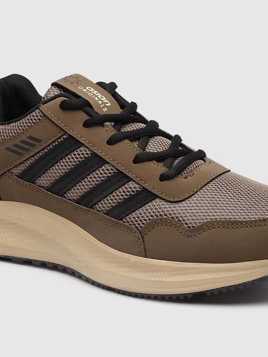 ASIAN Men Mesh Running Lace-Ups Non-Marking Shoes