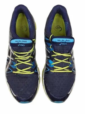 Asics Gel-Blur 33 Blue/Neon Green Running Shoes Men's (Size: 14) T2H3N