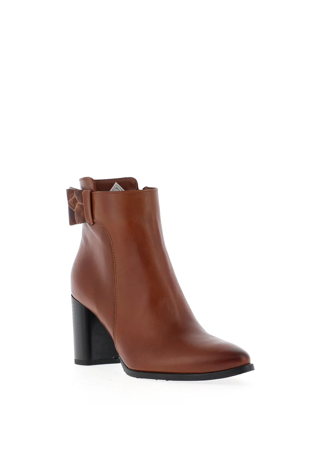 Bioeco by Arka Block Heeled Boots, Tan