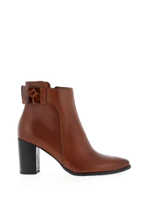 Bioeco by Arka Block Heeled Boots, Tan