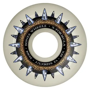 BONES Skateboard Wheels X-Formula 'Street Cleats' x V5 Sidecut 95A