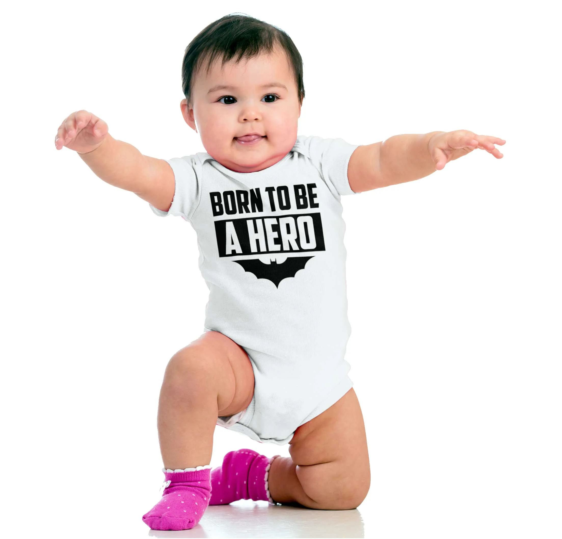 Born Batman Romper Bodysuit