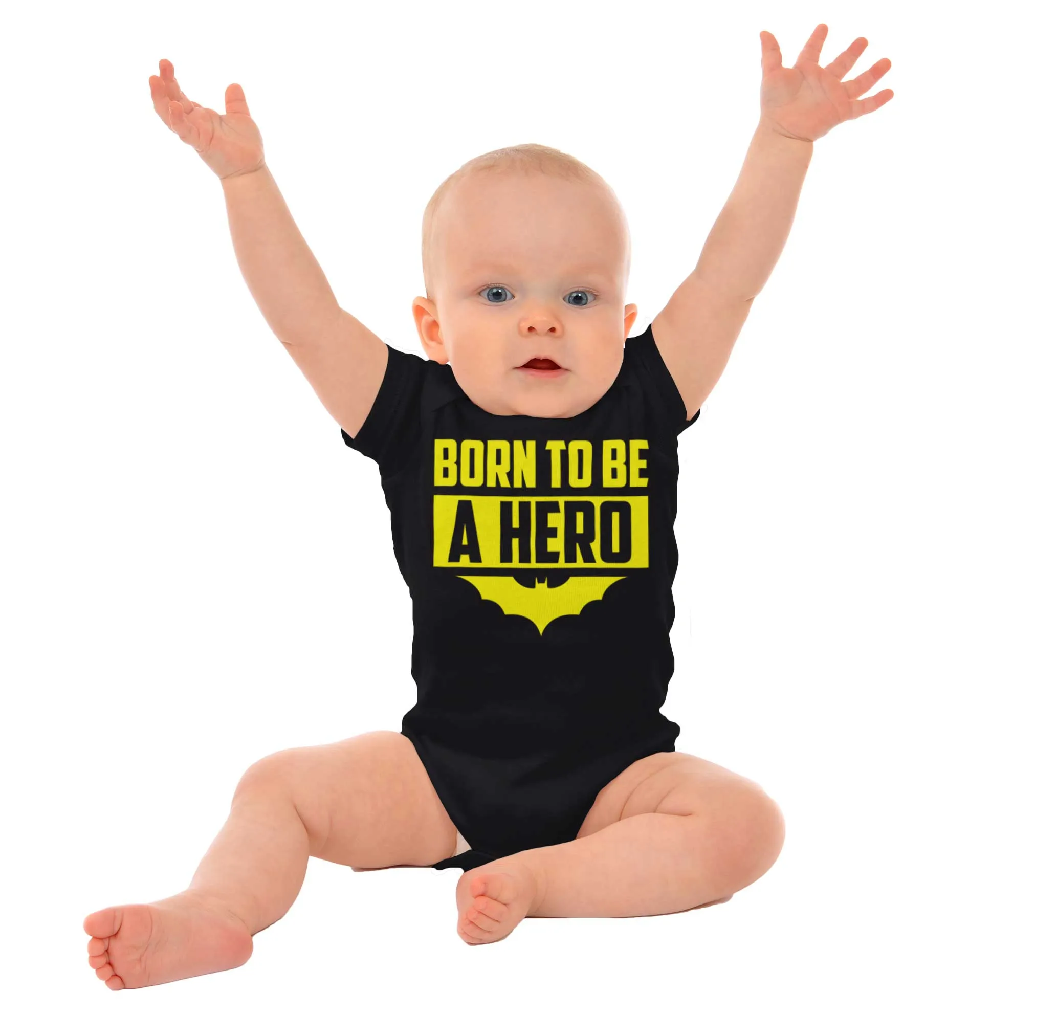 Born Batman Romper Bodysuit