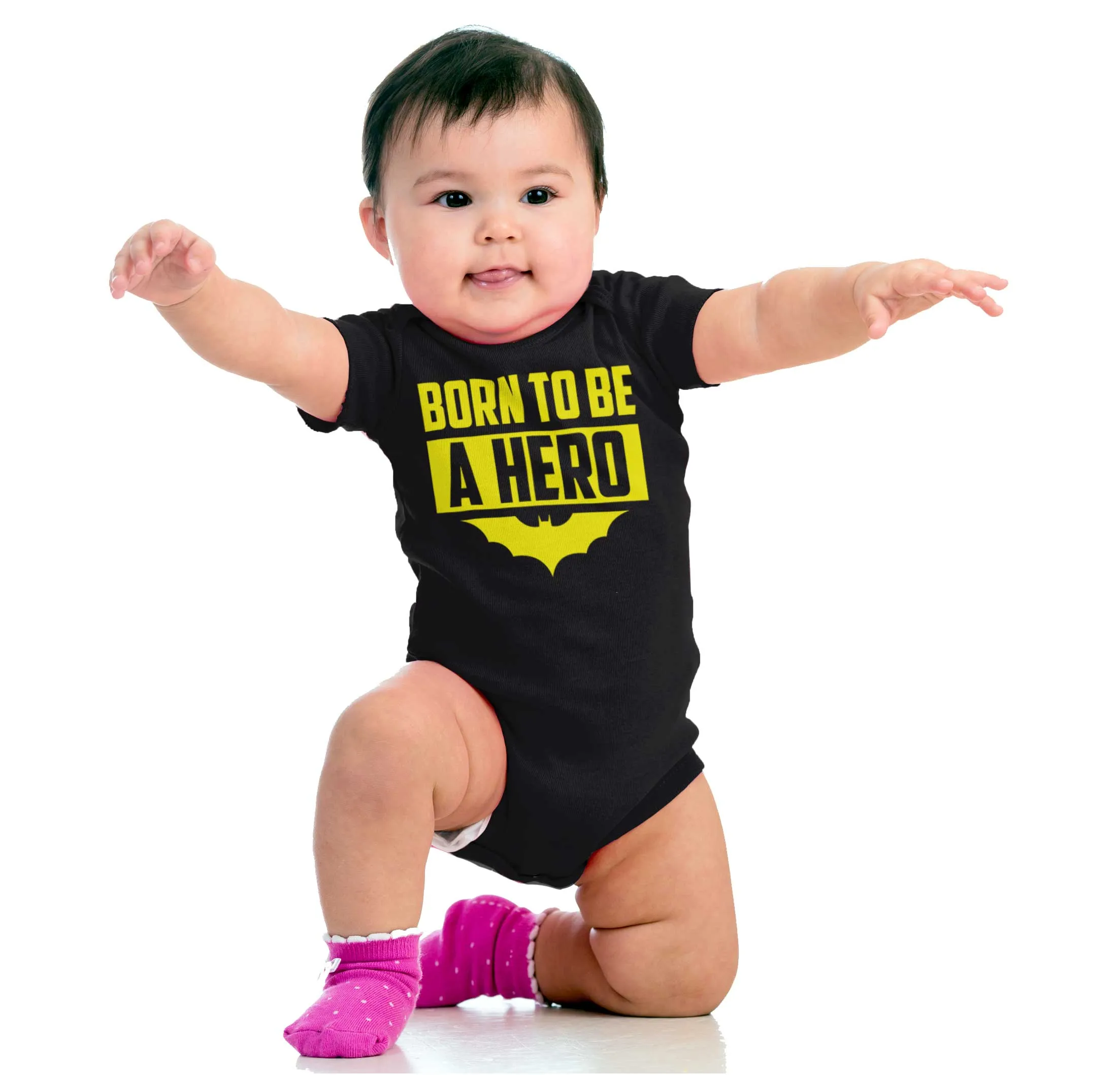 Born Batman Romper Bodysuit