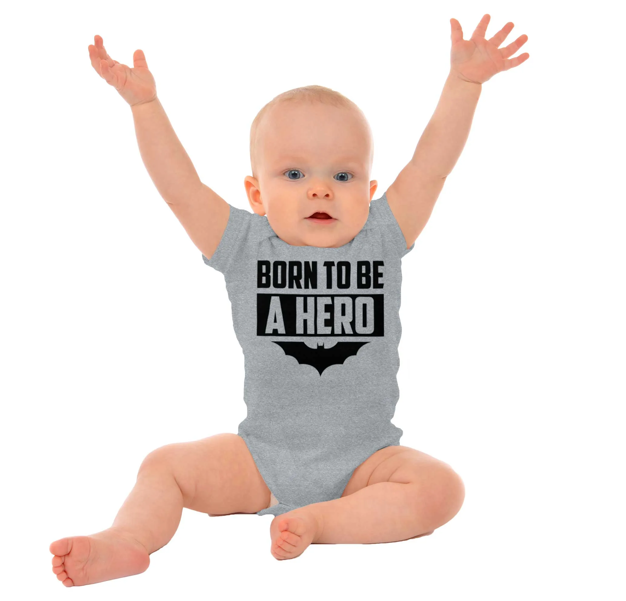 Born Batman Romper Bodysuit