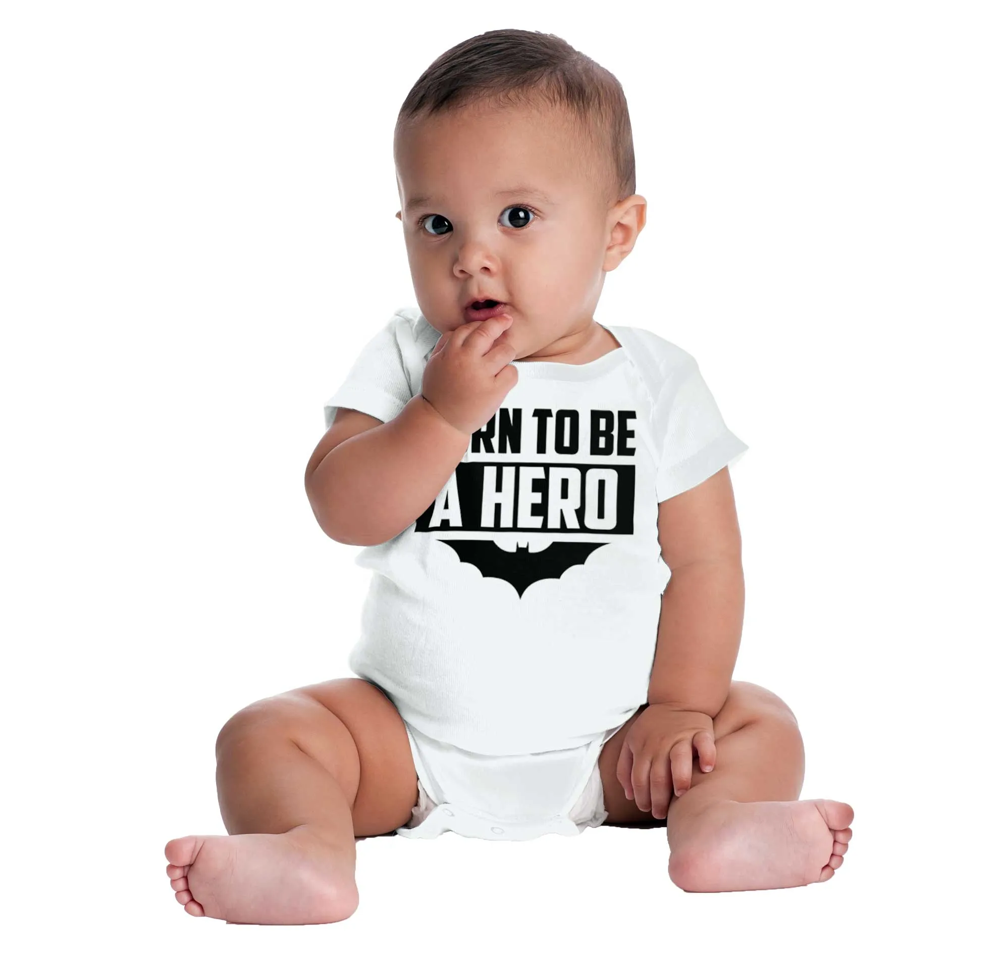 Born Batman Romper Bodysuit