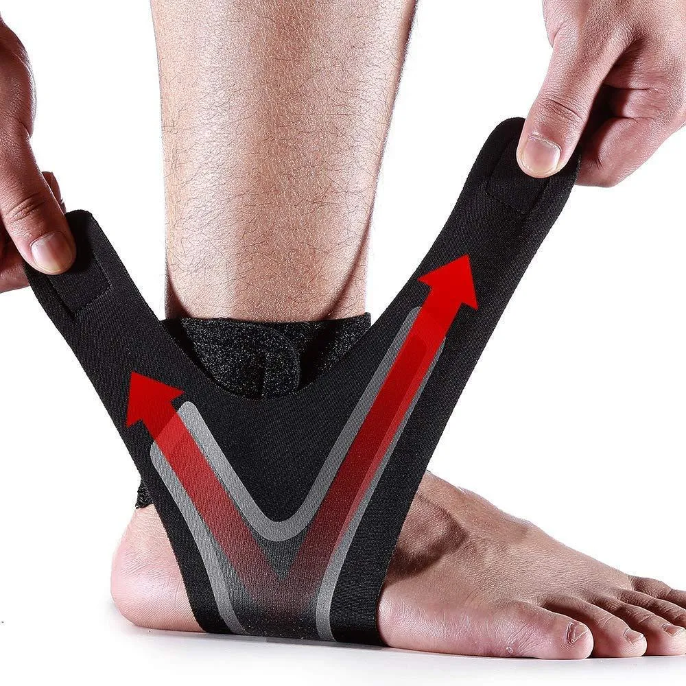 Breathable Neoprene Ankle Support Brace for Pain Relief  - H00785