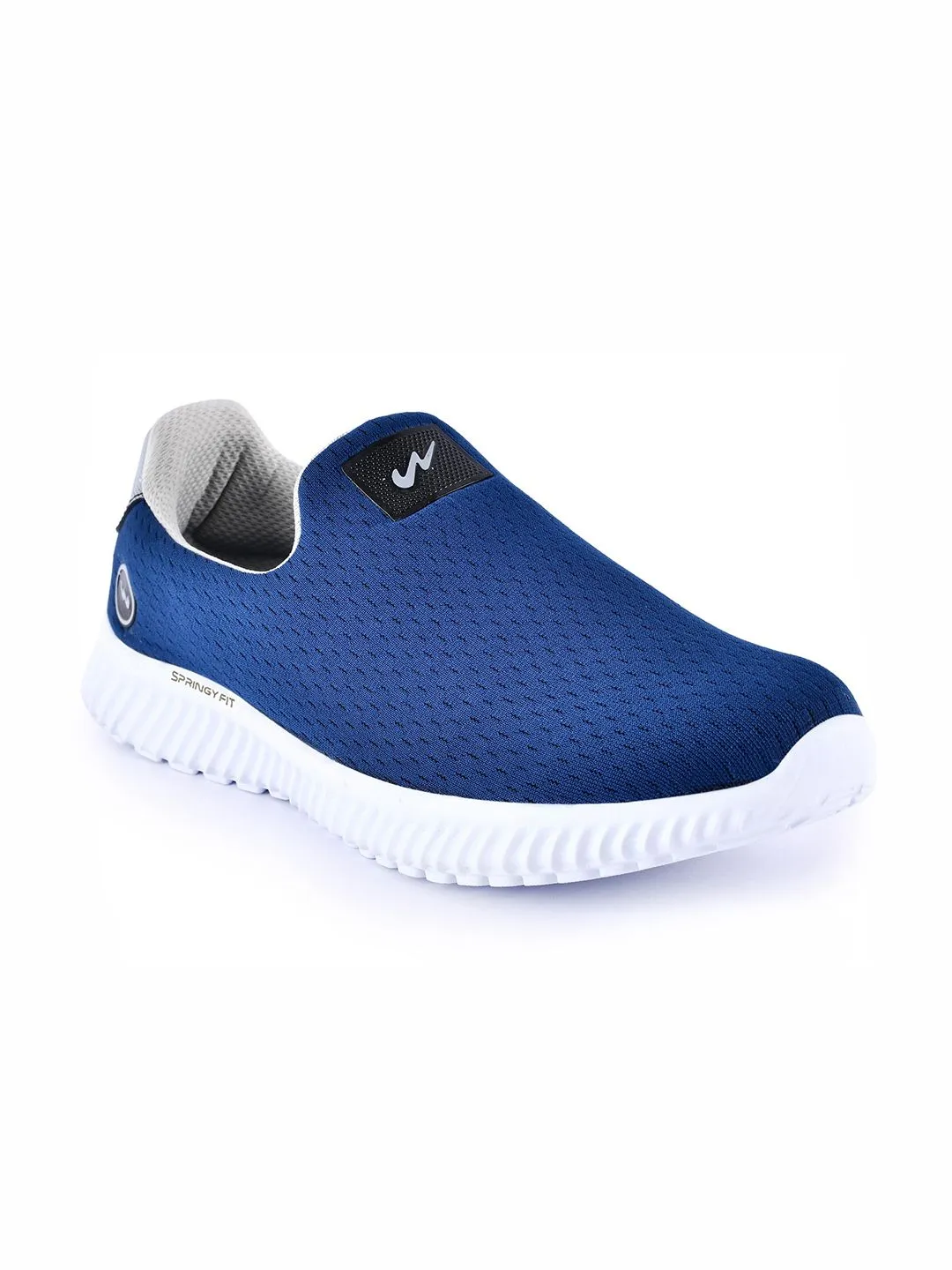 Campus Men Blue Mesh Walking Shoes