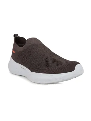 Campus Men Grey & White Mesh Running Shoes