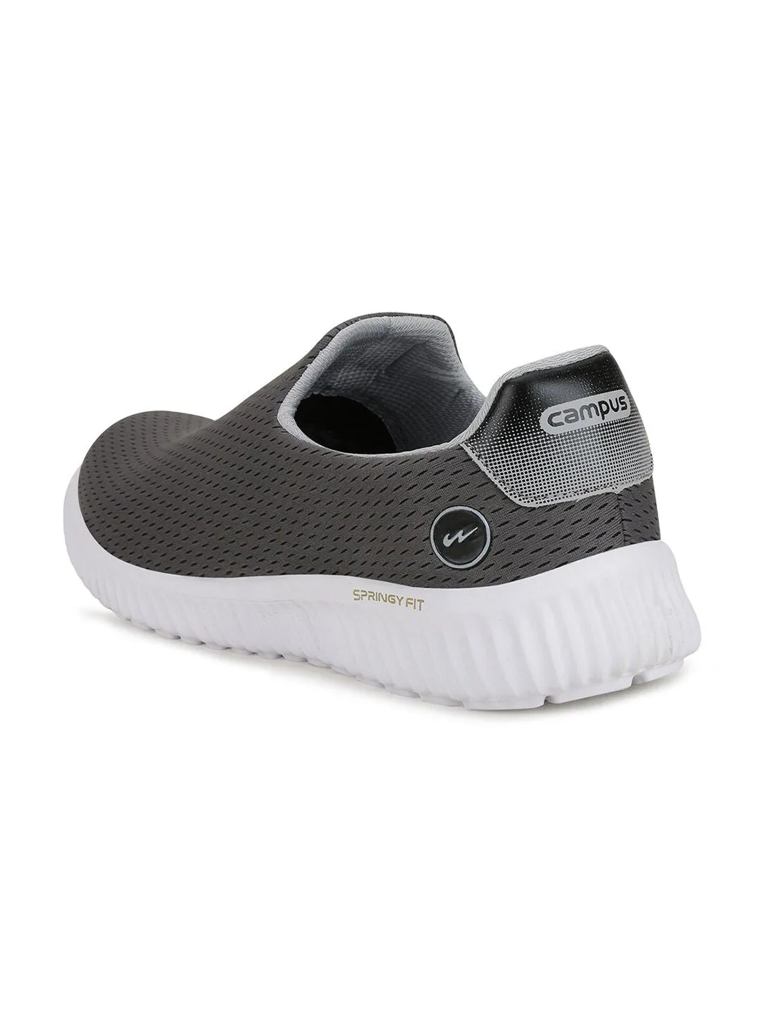 Campus Men Grey Mesh Walking Shoes