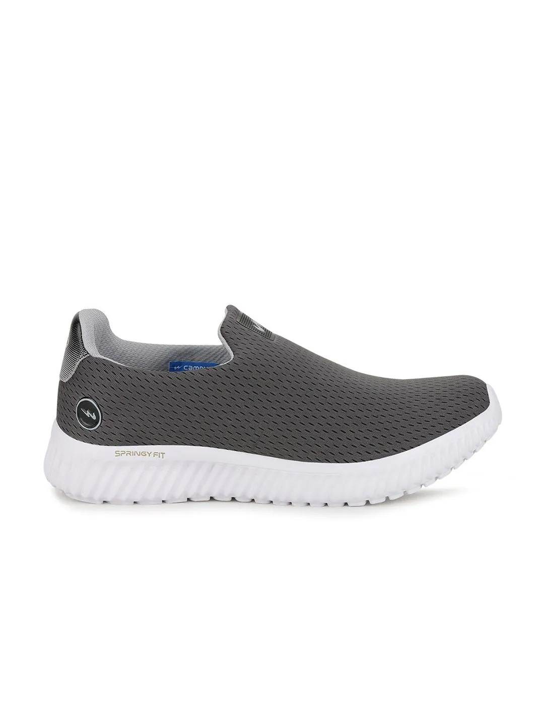 Campus Men Grey Mesh Walking Shoes