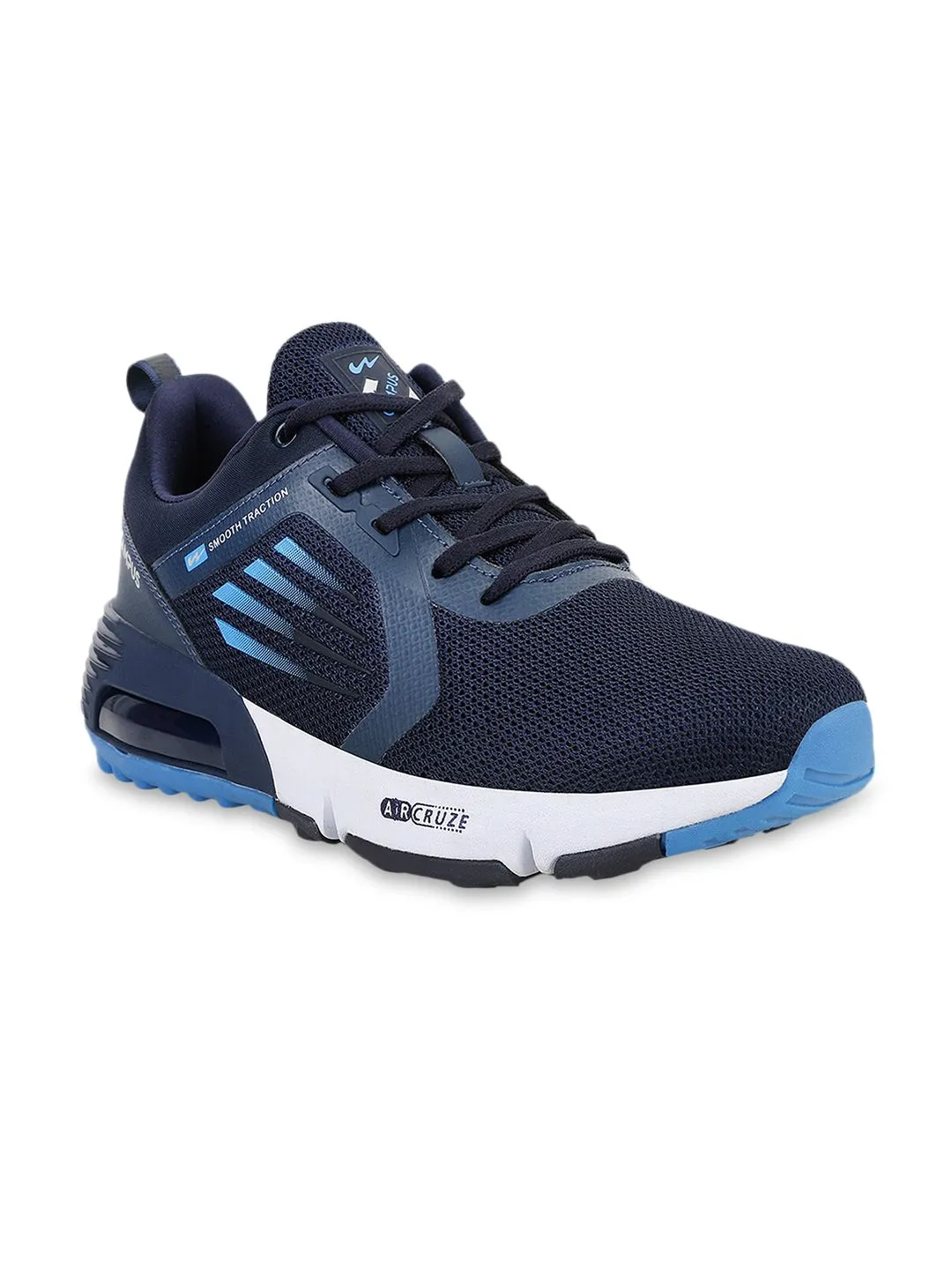 Campus Men Navy Blue Mesh Running Shoes