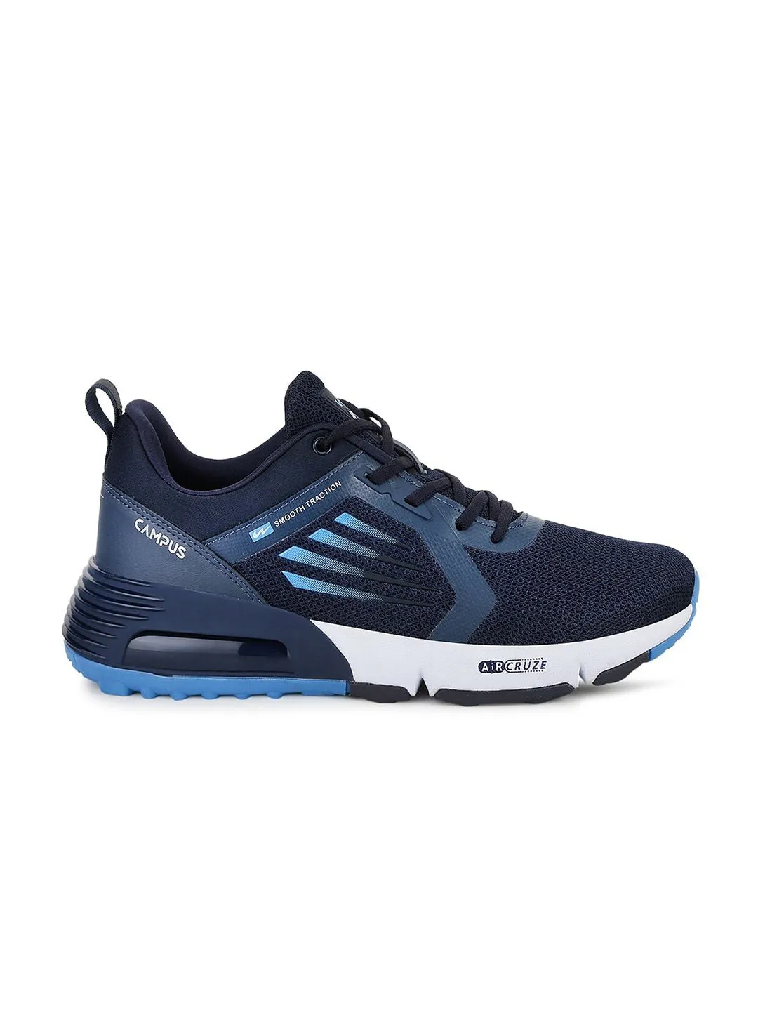 Campus Men Navy Blue Mesh Running Shoes