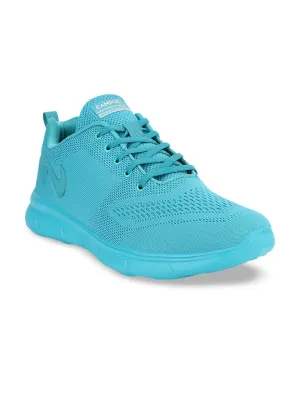 Campus Men Teal Mesh Running Shoes
