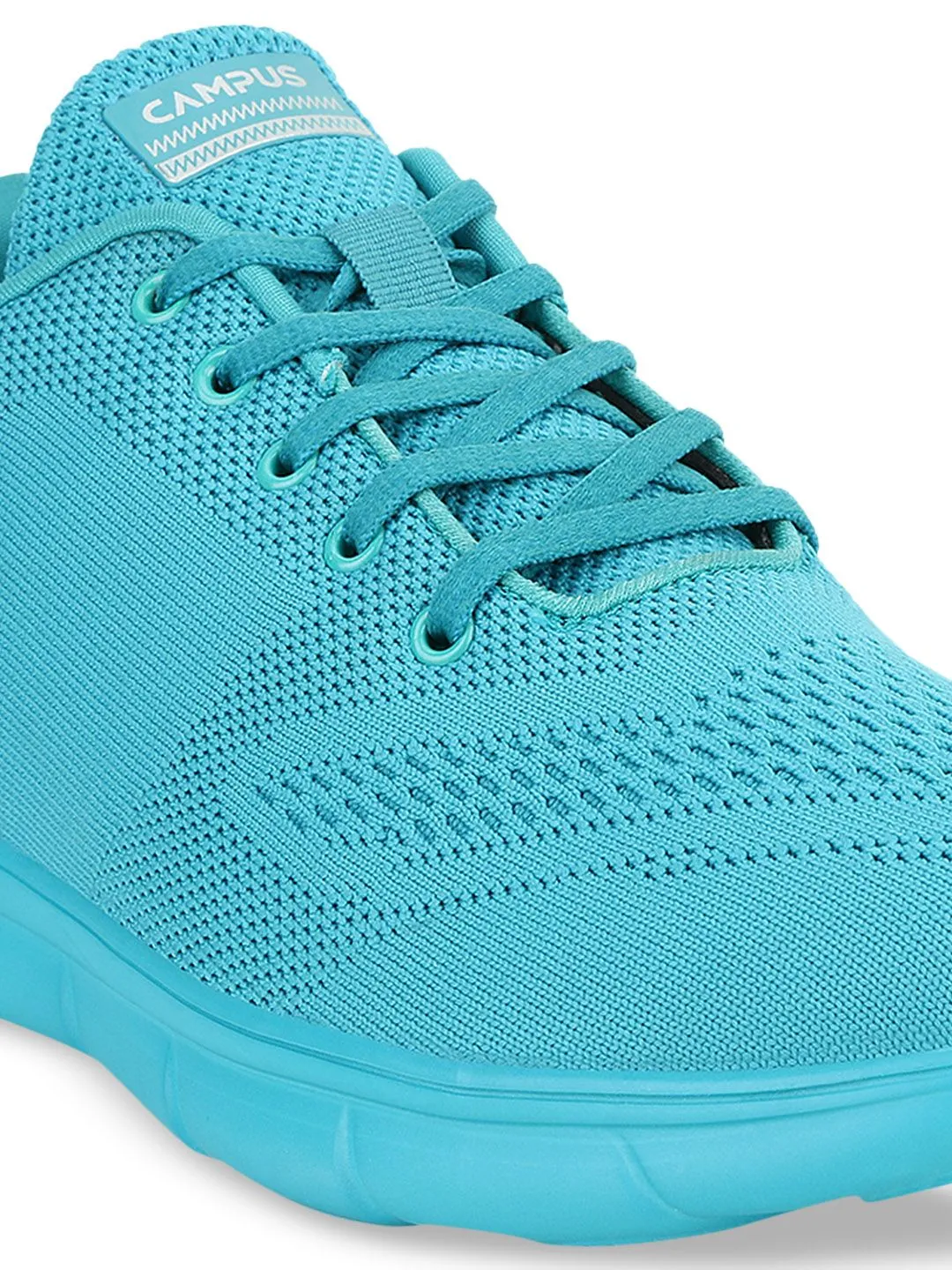 Campus Men Teal Mesh Running Shoes