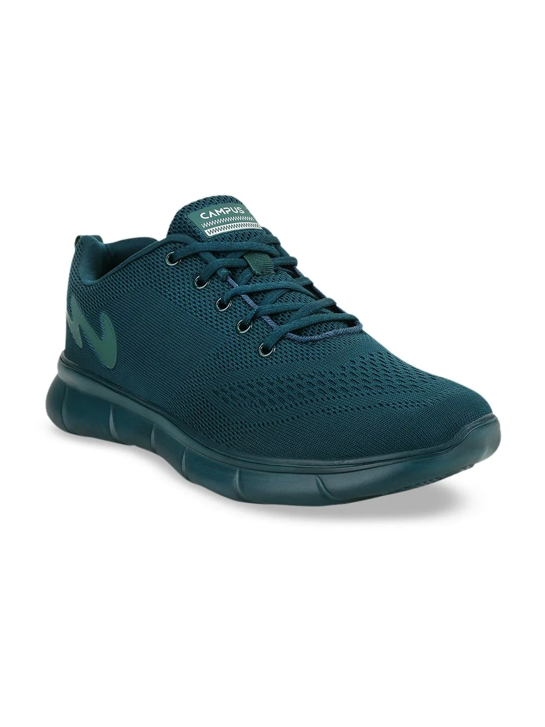 Campus Men Turquoise Blue Mesh Running Shoes