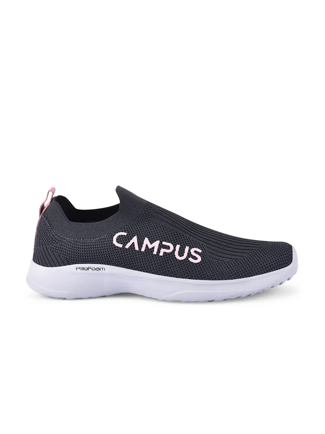 Campus Women Grey Mesh Walking Shoes