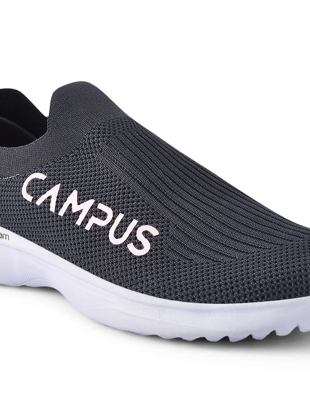 Campus Women Grey Mesh Walking Shoes