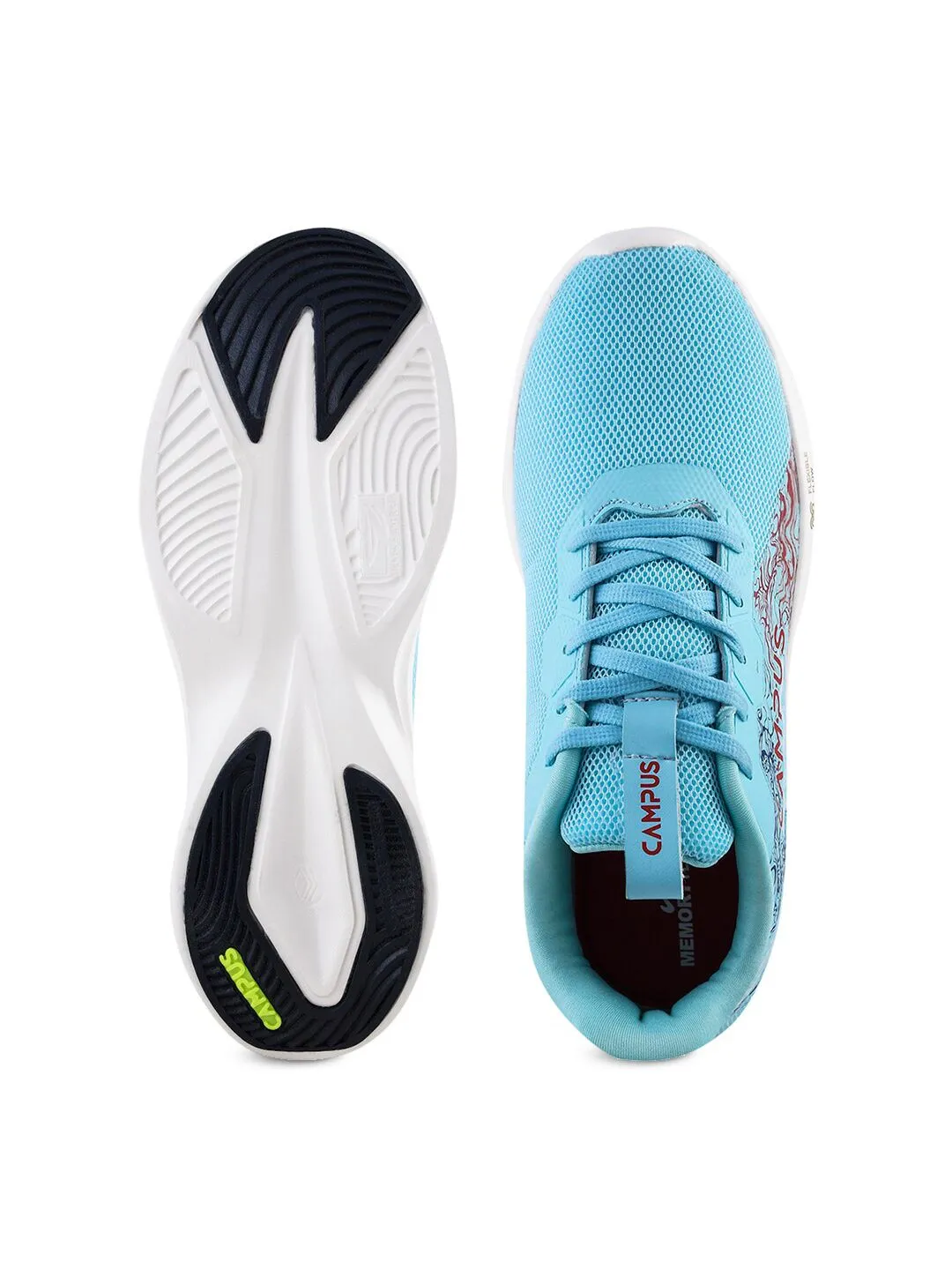 Campus Women KAIUS Mesh Memory Tech Foam Running Shoes