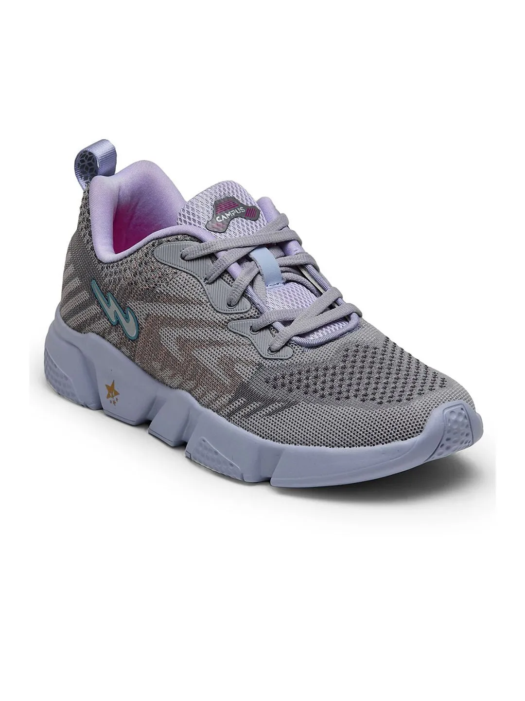 Campus Women Mesh Walking Non-Marking Lace-Ups Shoes
