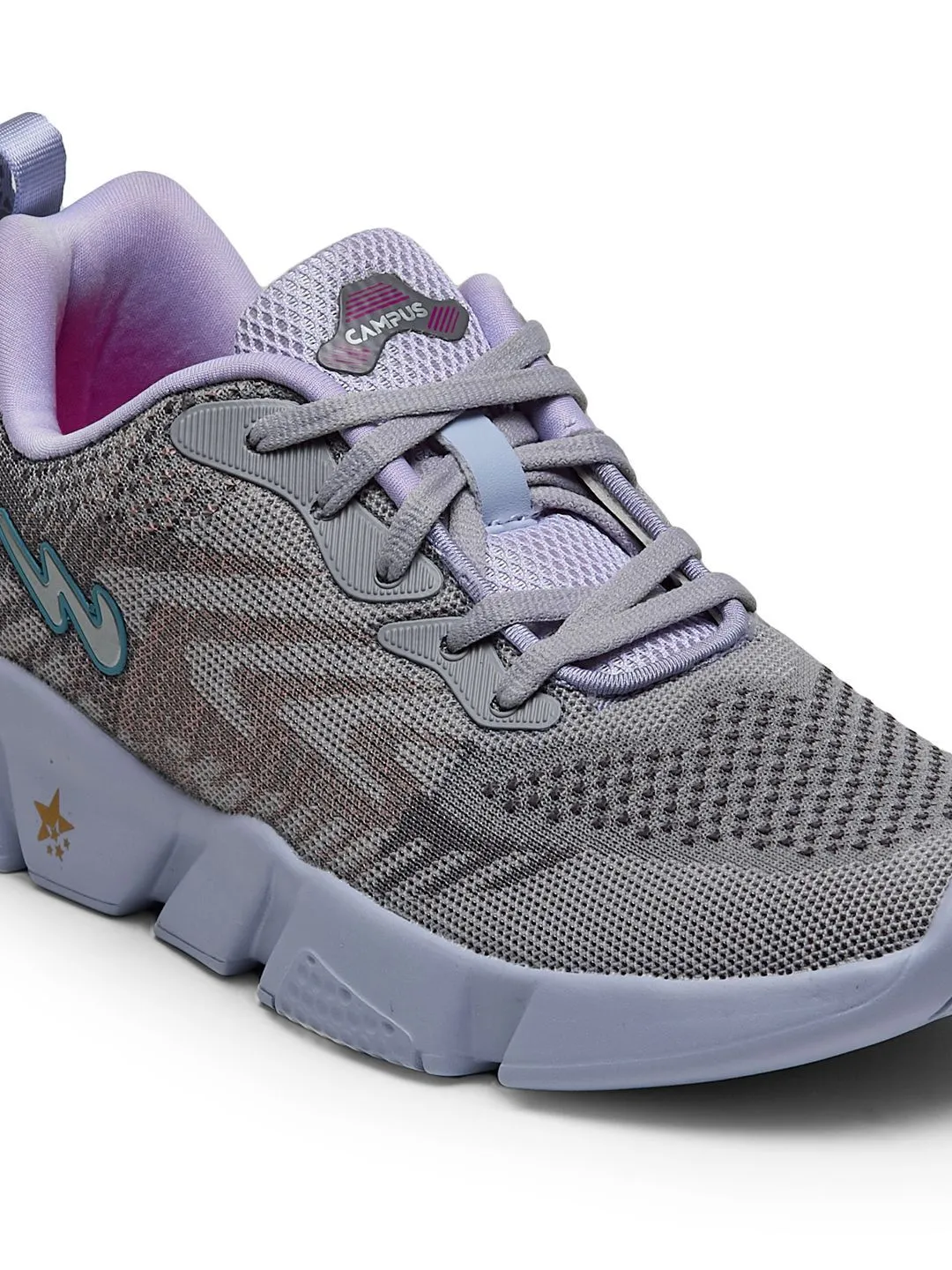 Campus Women Mesh Walking Non-Marking Lace-Ups Shoes