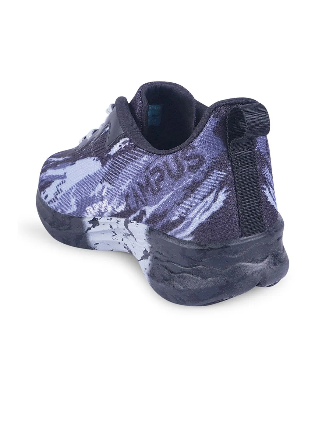 Campus Women Navy Blue Printed Mesh Running Shoes