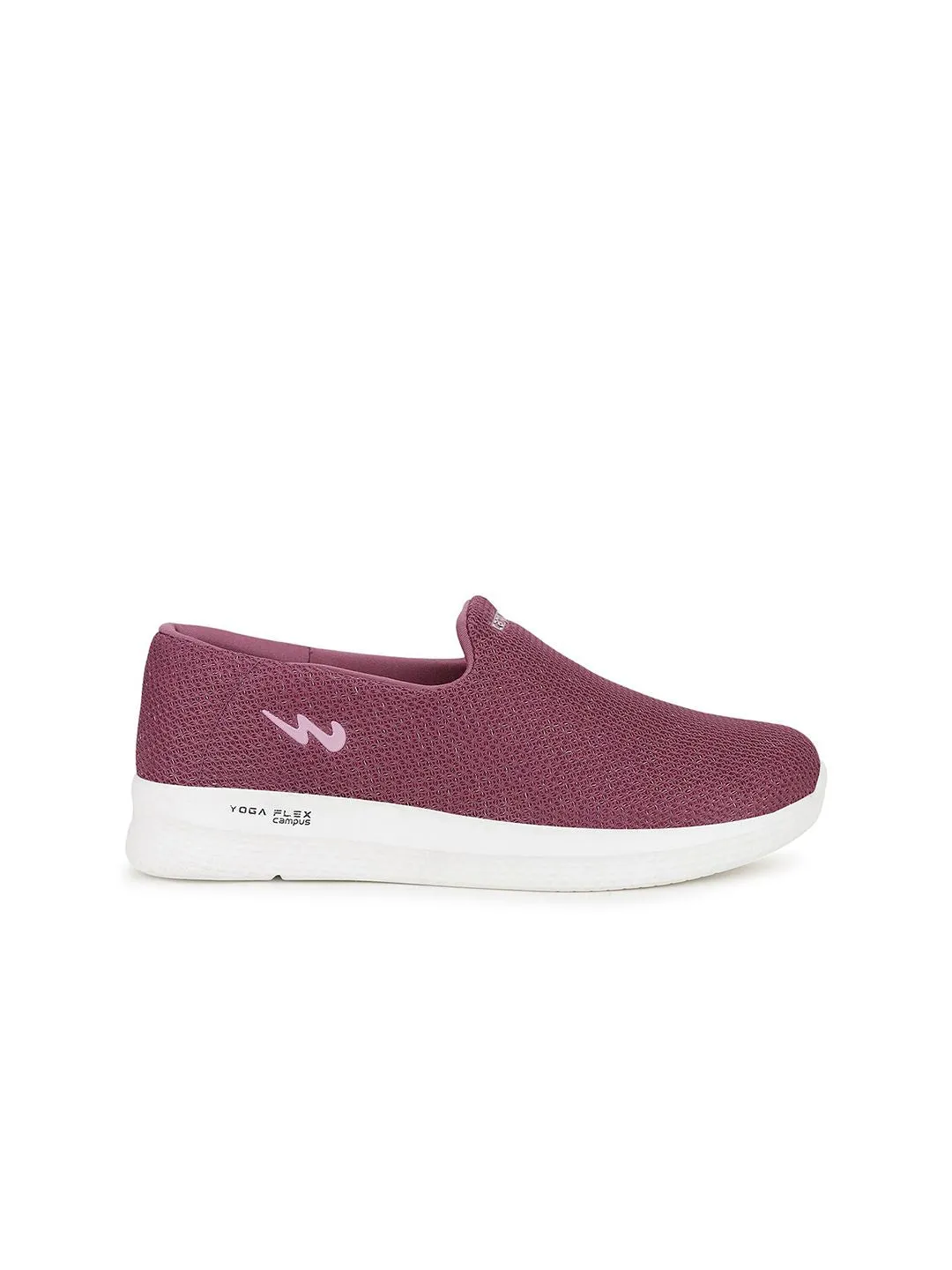 Campus Women Purple Mesh Walking Marking Shoes