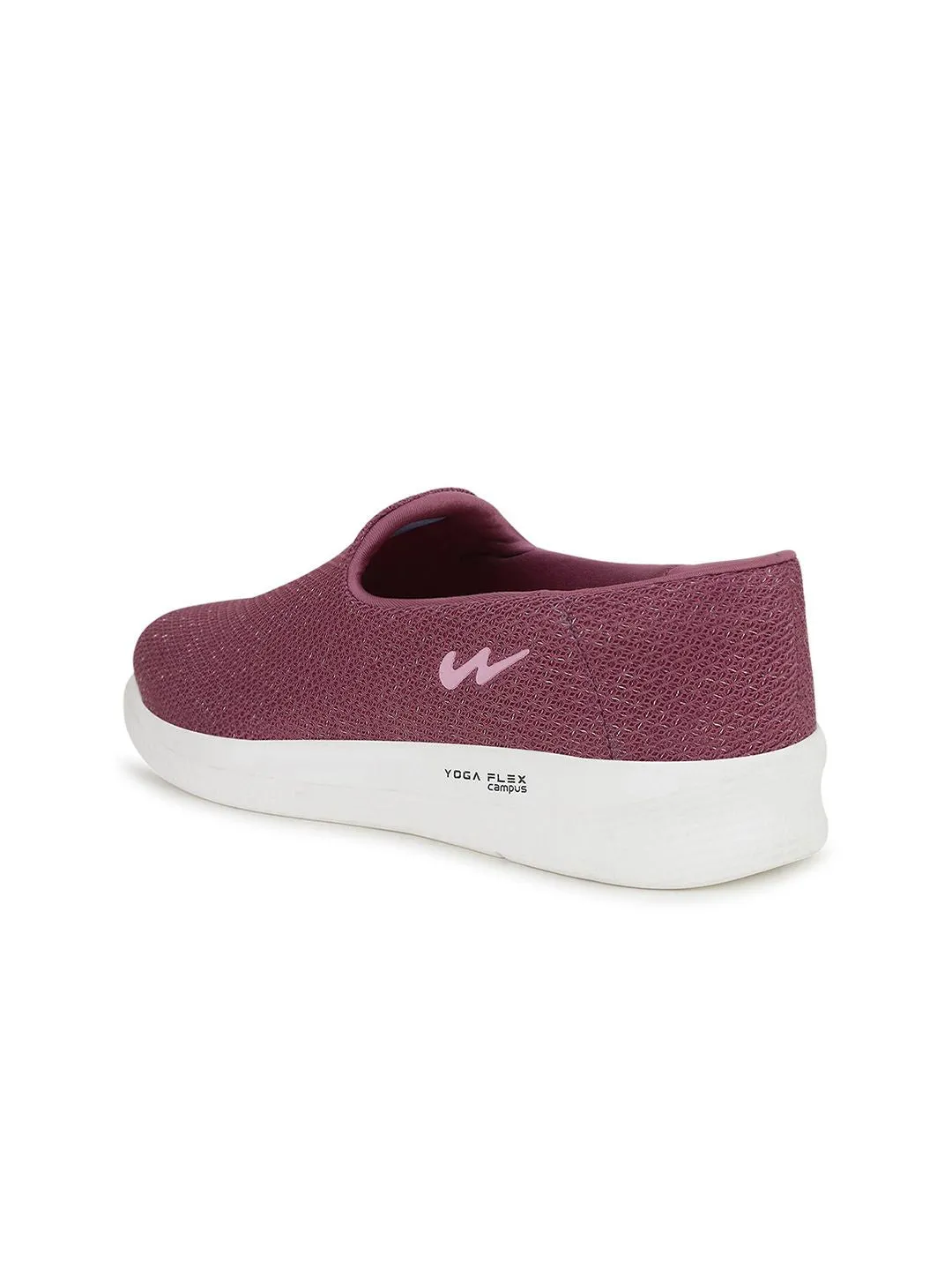 Campus Women Purple Mesh Walking Marking Shoes