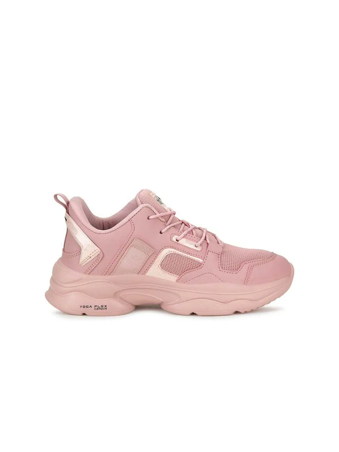 Campus Women Red Mesh Running Shoes