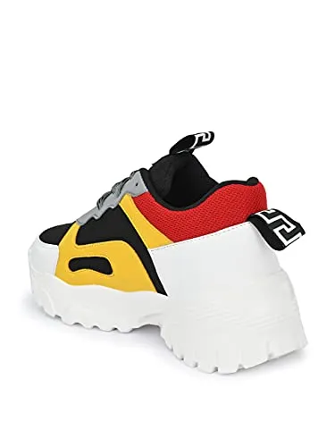 Carrito Casual Shoes for Women's/Ladies/Female/Girls Trendy, Fashionable, Lightweight, Comfortable, Casual wear lace-up White Sneakers for Women's/Sneakers for Women's and Girl's