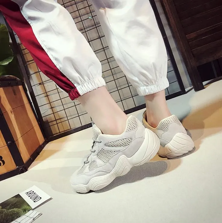 Casual Cosy Cross Bandage Round Toe Sport Sneakers