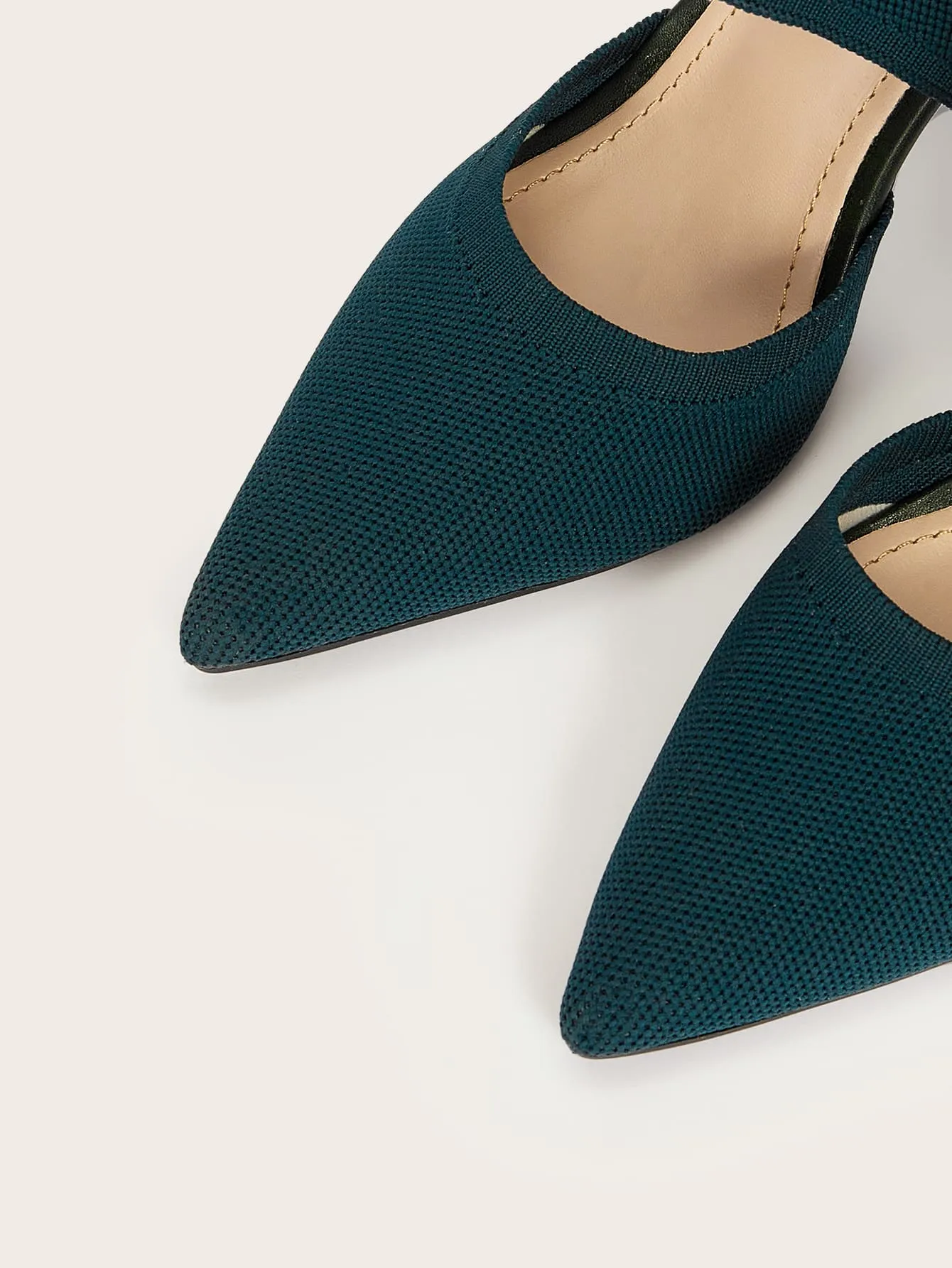 Cuccoo Minimalist Stiletto Heeled Cut-out Knit Boots