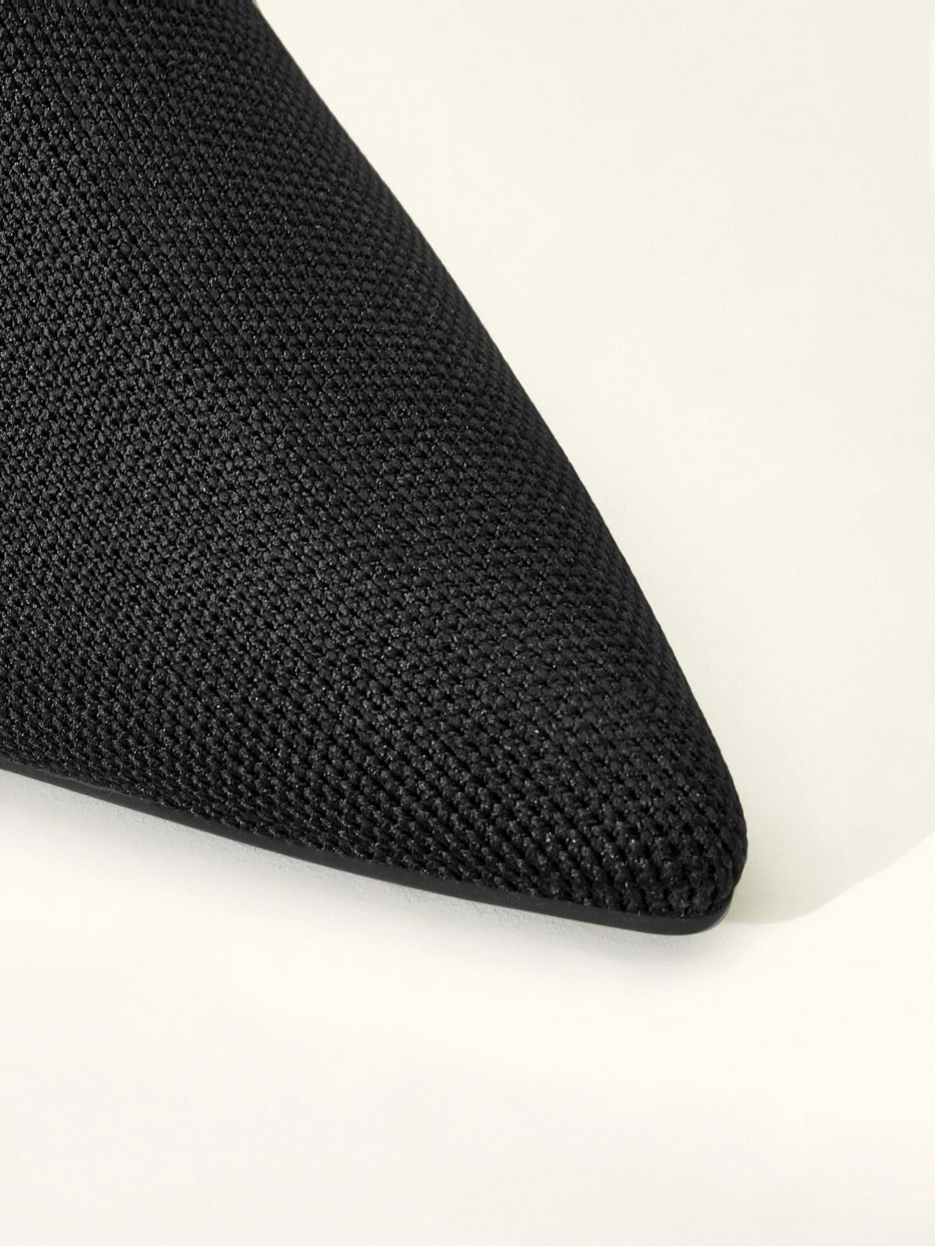 Cuccoo Minimalist Stiletto Heeled Cut-out Knit Boots