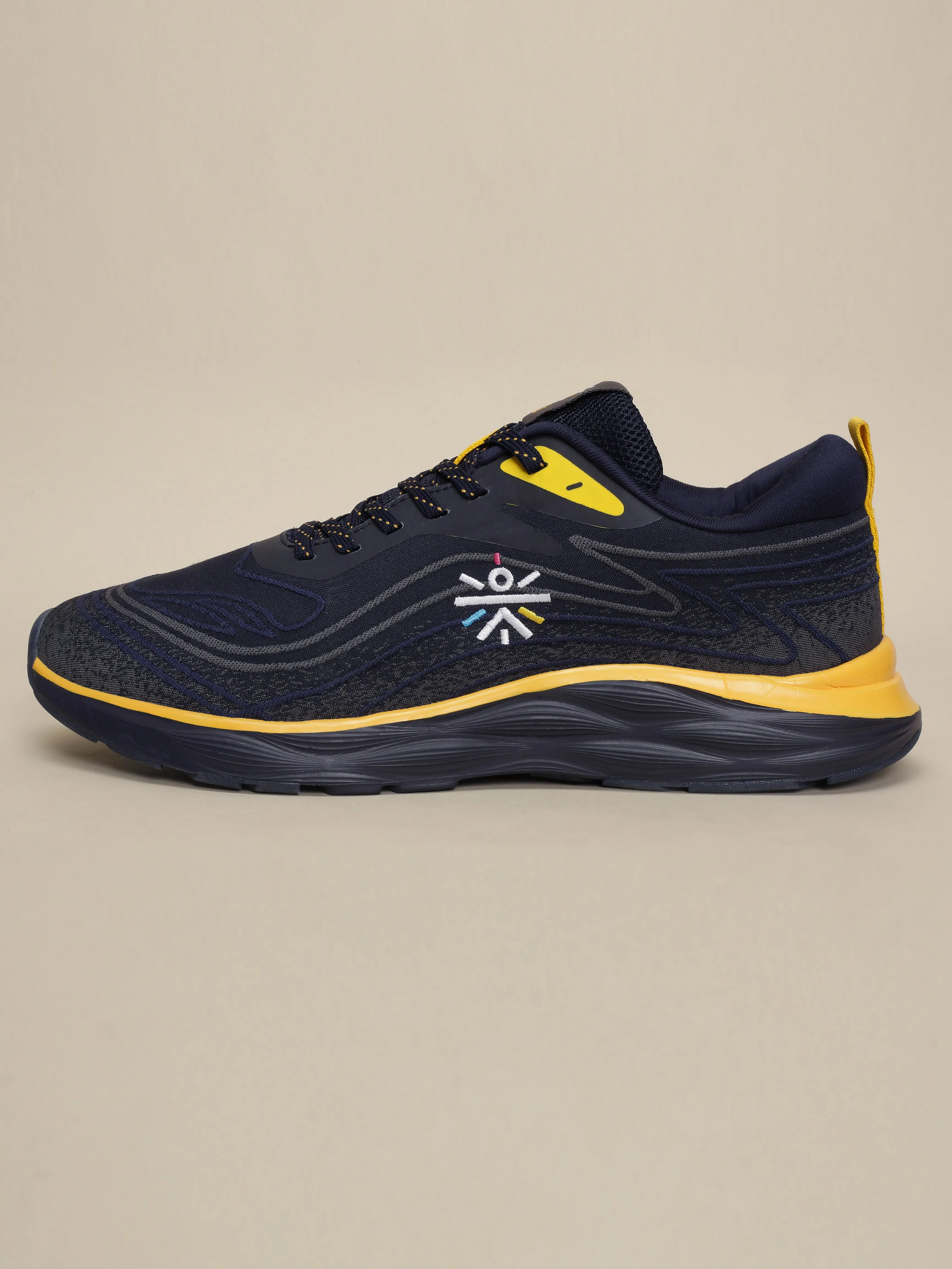 Cult Men's DynamicWave Running Shoes - Navy
